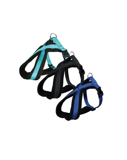 TRIXIE Premium szelki regulowane L-XL 70-100 cm/25 mm czarne