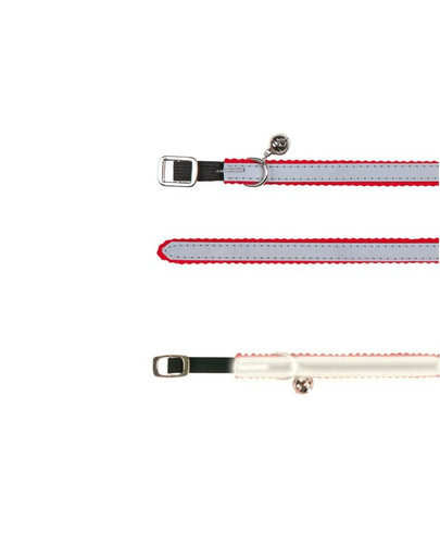 TRIXIE Reflexný obojok pre mačky  so zvončekom