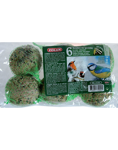ZOLUX Sada 6 tukových guličiek 540 g