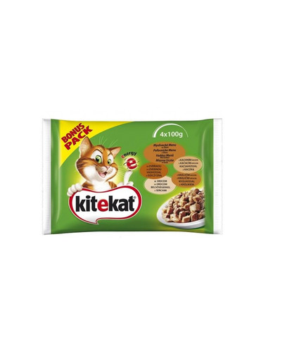 KITEKAT Vybrané pokrmy 4 x 0.1 kg
