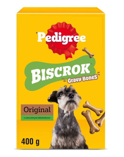PEDIGREE Biscrok Gravy Bones 400g sušienky pre psov