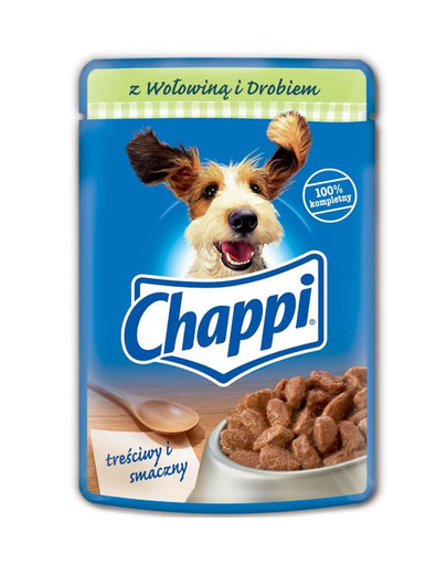 CHAPPI Hovädzie a hydina v omáčke 0.1 kg