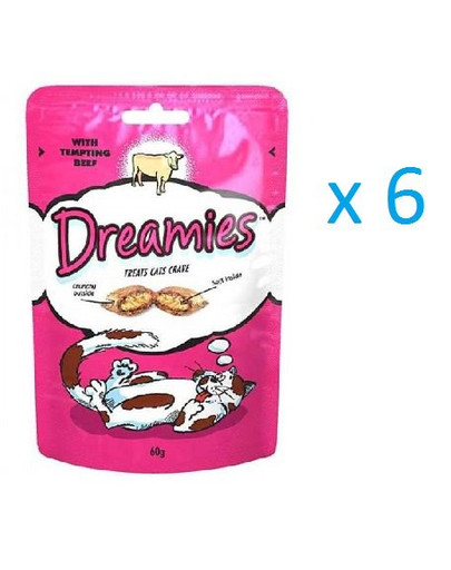 Dreamies s hovädzím mäsom 0.06 kg x6