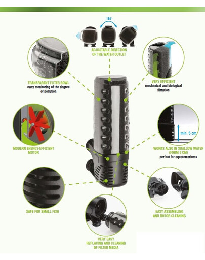 AQUAEL Filter vnútorný Asap 500