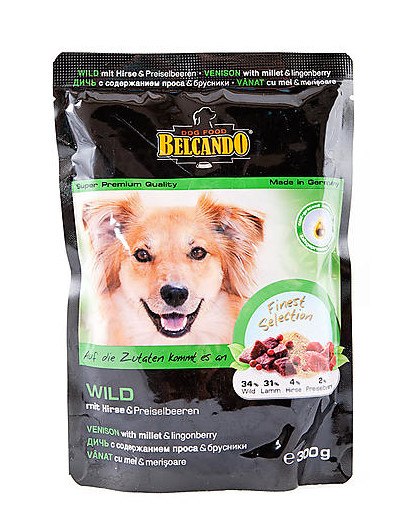 BELCANDO Zverina s prosom a brusnicami 125 g