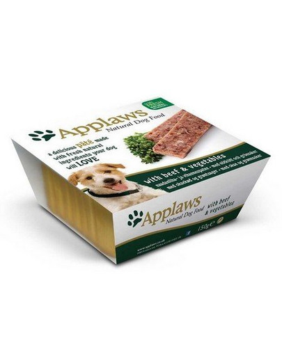 APPLAWS Dog Paté Beef & vegetables 150 g