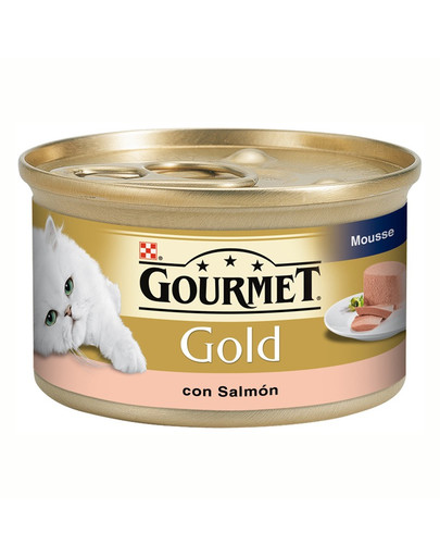 PURINA Gourmet gold mus losos 85g