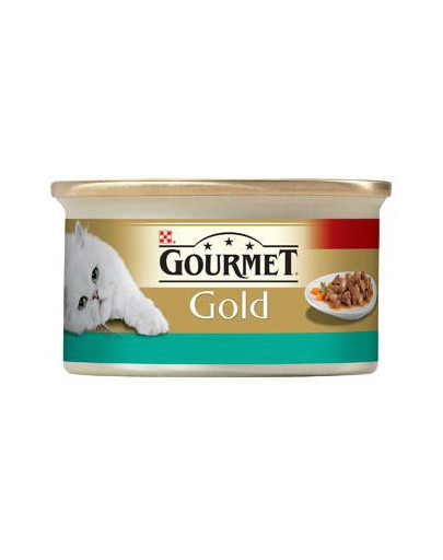 GOURMET Gold losos a kuracie v omáčke 85 g
