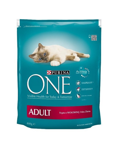 PURINA ONE ADULT hovädzie a zrno 800g