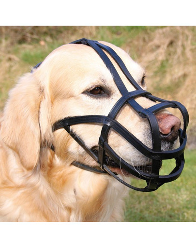 TRIXIE Náhubok kožený L 27/23 cm