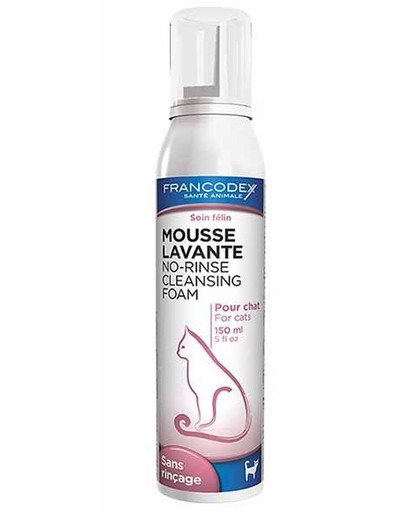 FRANCODEX Čistiaca pena pre mačky bezoplachová 150 ml