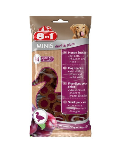 8IN1 Maškrta Minis Duck & Plum 100 g