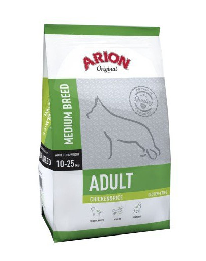 ARION Original Adult Medium Chicken & Rice 3 kg