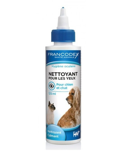FRANCODEX Płyn do przemywania oczu psów i kotów 125 ml