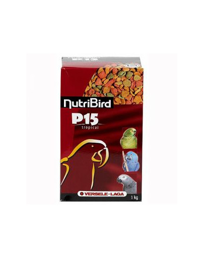 Versele-LAGA Nutribird P15 Tropical Maintenance 1 kg - granulát pre veľké papagáje