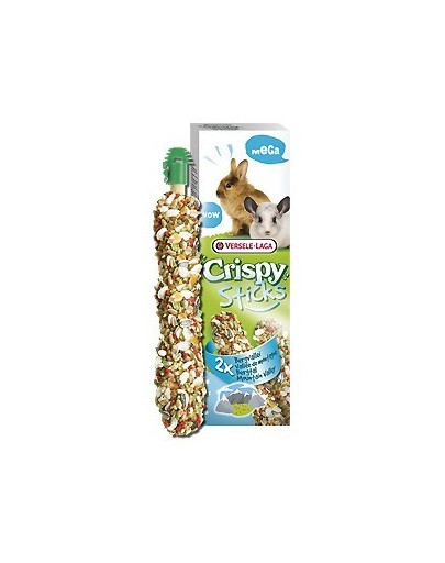Versele-LAGA Mega Sticks Rabbits-pre činčilys "Mountain Valley" 140 g - pre králiky a činčily