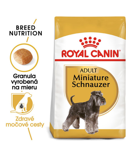 ROYAL CANIN Schnauzer Adult 3 kg granule pre dospelého bradáča