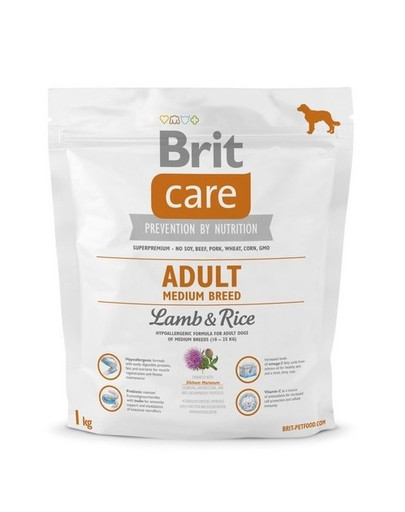 BRIT Care Adult Medium Breed Lamb & Rice 1kg