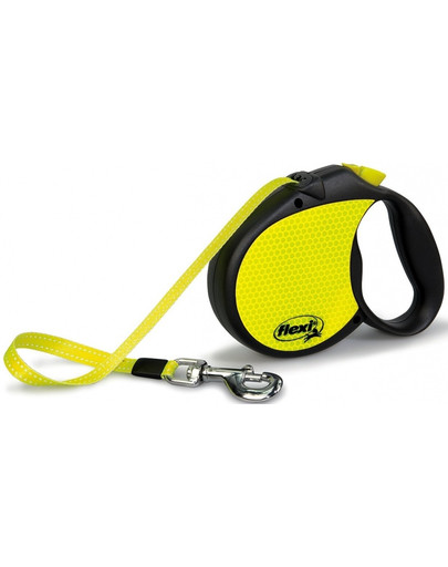 FLEXI Vodítko neónové reflexné rozmer L