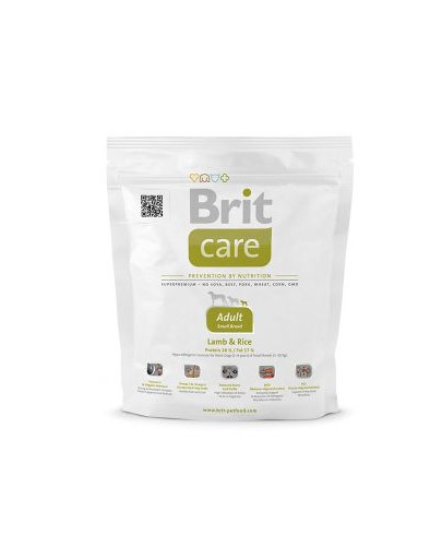 BRIT Care Adult Small Breed Lamb & Rice 1kg
