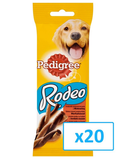 PEDIGREE Rodeo hovädzie 70g x20