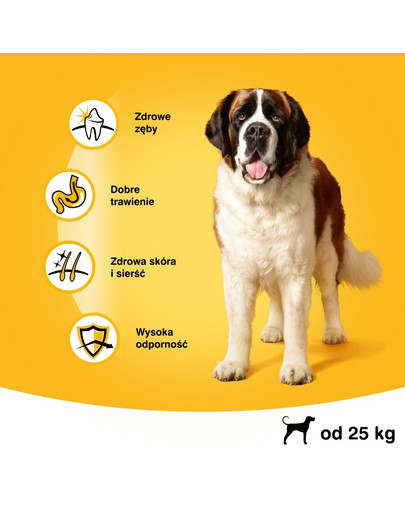 PEDIGREE Dry adult large dog hovädzie 15 kg