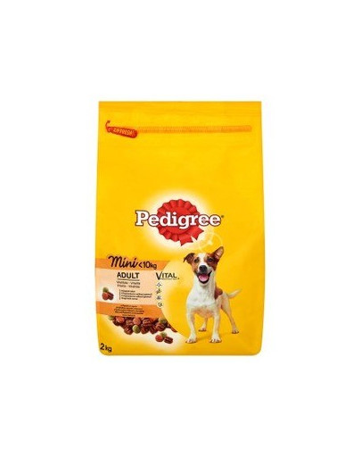 PEDIGREE malé plemená hydina a zelenina 2 kg