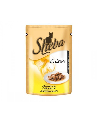 SHEBA Cusin kapsička pre mačky s kuracím mäsom 85g