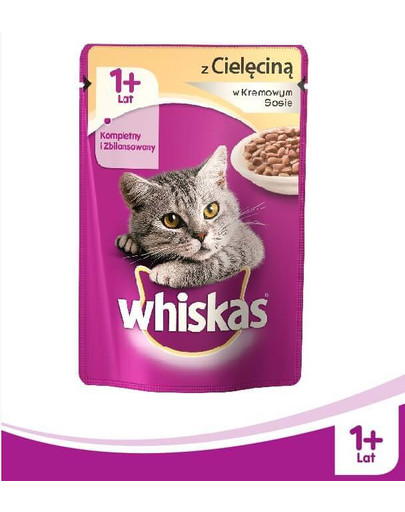 WHISKAS kapsička hovädzie v omáčke 100 g