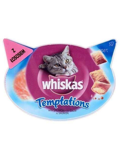 WHISKAS Temptations losos 60 g