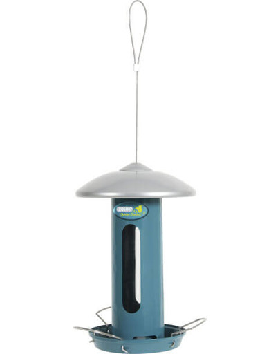 ZOLUX Kŕmidlo so strechou modrá