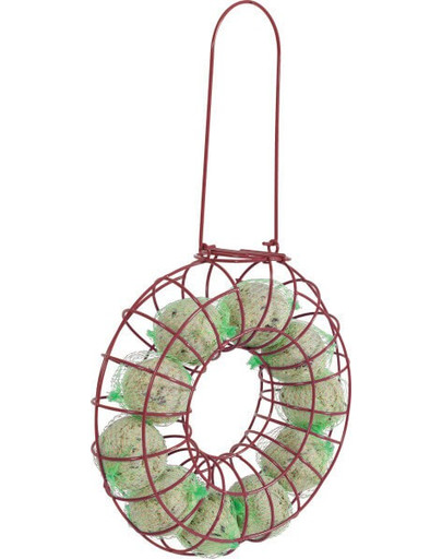 ZOLUX Kŕmidlo na lojové gule kruh červené