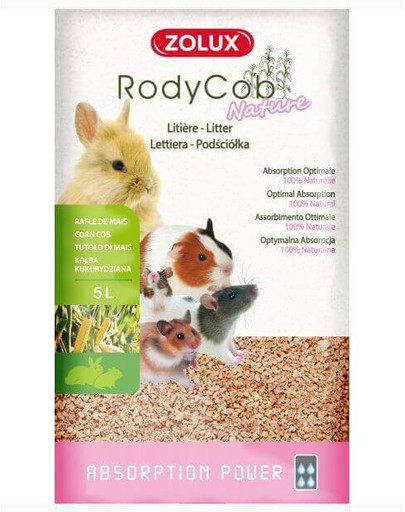 ZOLUX Podstielka so zeleninou Rodycob Nature 5 l