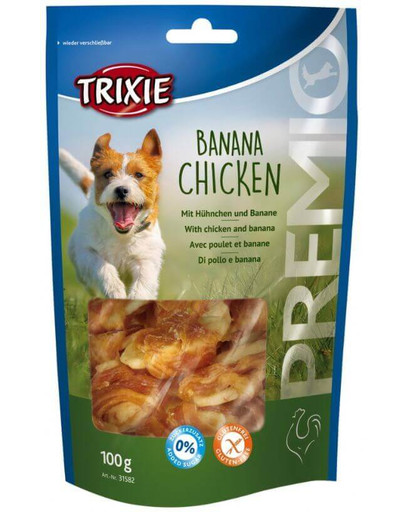 TRIXIE snack premio banán a kuracie 100 g