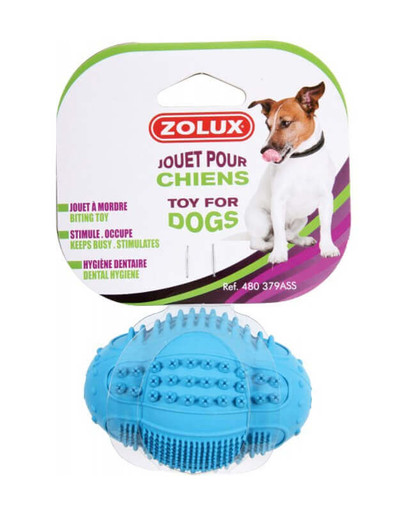 ZOLUX Rugby dental lopta z tvrdej gumy 8cm