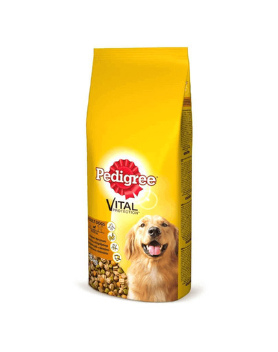 PEDIGREE Adult hovädzie a hydinové mäso 3 x 2.6 kg