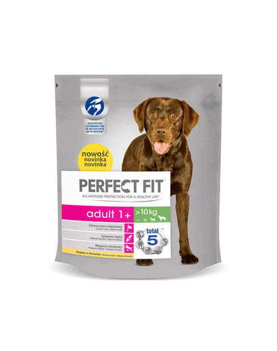 PERFECT FIT Adult (1+ rokov) pre stredné a veľké rasy - Bohaté na kuracie mäso 825g