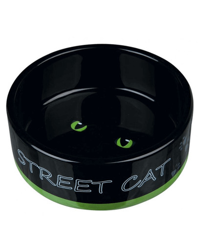 TRIXIE Miska keramická pre mačky  Street Cat, 0,3 l / 12 cm
