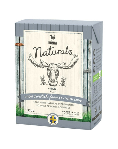 BOZITA Naturals z Łosiem 370 g