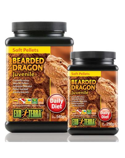 ExoTerra Krmivo pre mladé agamy fúzaté 250g