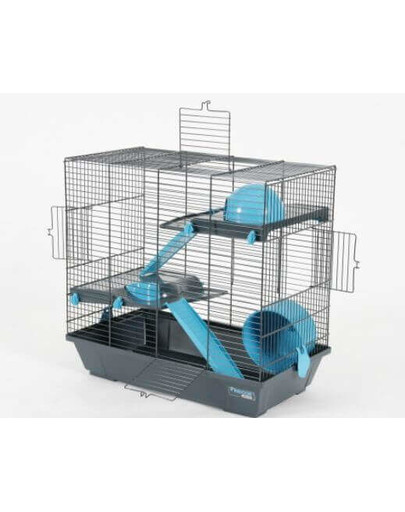 ZOLUX Klietka Indoor Duplex 51 cm Pre škrečka šedo-nebesky modrá