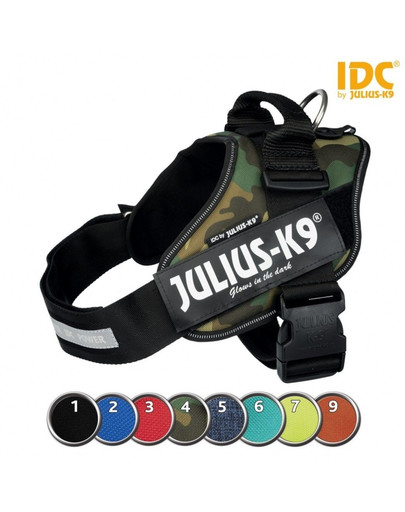 TRIXIE Postroj Julius-K9®, Baby 2 / XS – S: 33–45 cm / 18 mm, camo