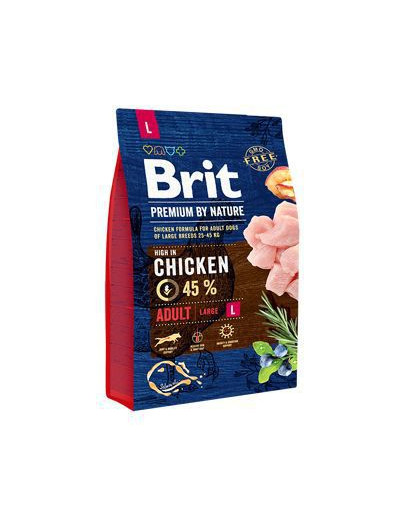 BRIT Premium By Nature Adult Large L 3 kg
