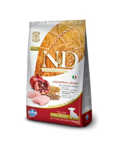 N&D Low Grain Chicken & Pomegranate Mini Puppy 7 kg