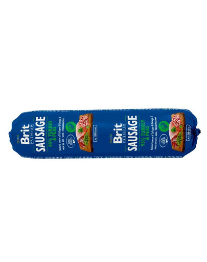 BRIT Sausage Chicken Turkey & Pea 800 g