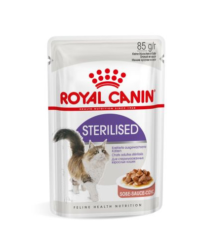 ROYAL CANIN Sterilised v omáčke 85 g