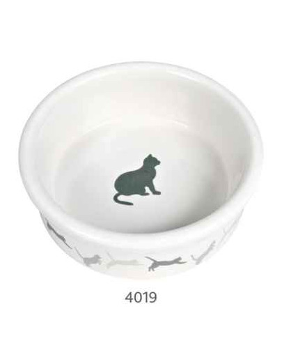 TRIXIE Miska keramická s dekorom pre mačky  250 ml / 11 Cm