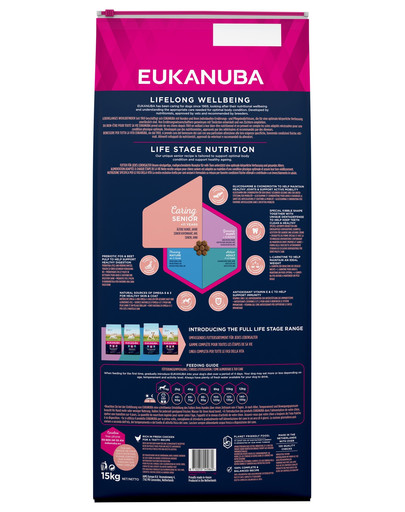 EUKANUBA Caring Senior Small Breed bohaté na čerstvé kuracie 15kg