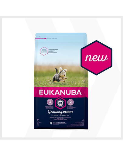 EUKANUBA Growing Puppy Toy Granule pre psa bohaté na čerstvé kura 2kg