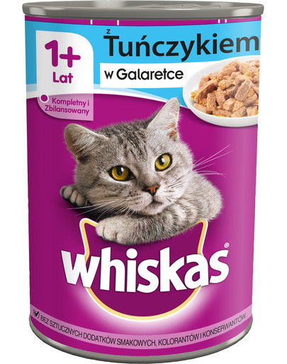 WHISKAS Tuniak v želé 24x400g
